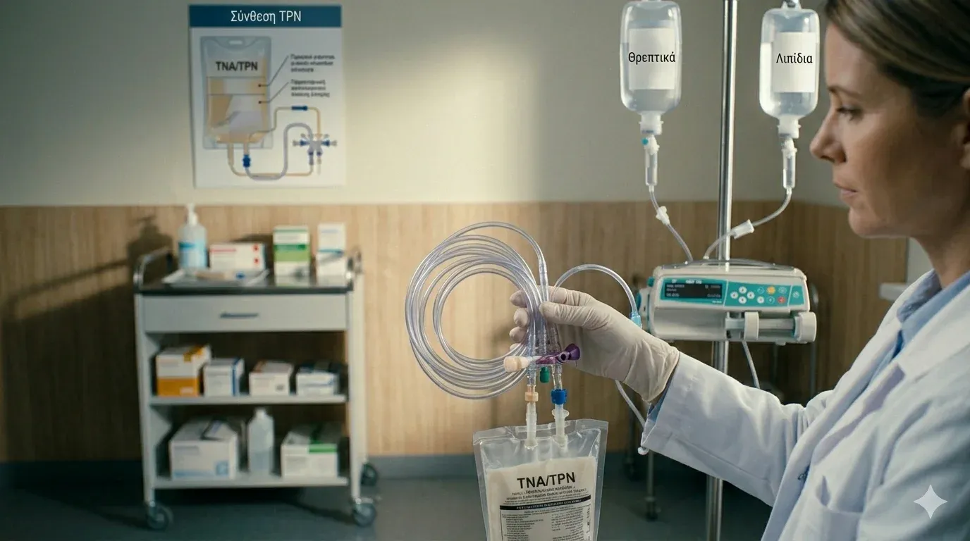 Χορήγηση Εντερικής – Παρεντερικής Σίτισης