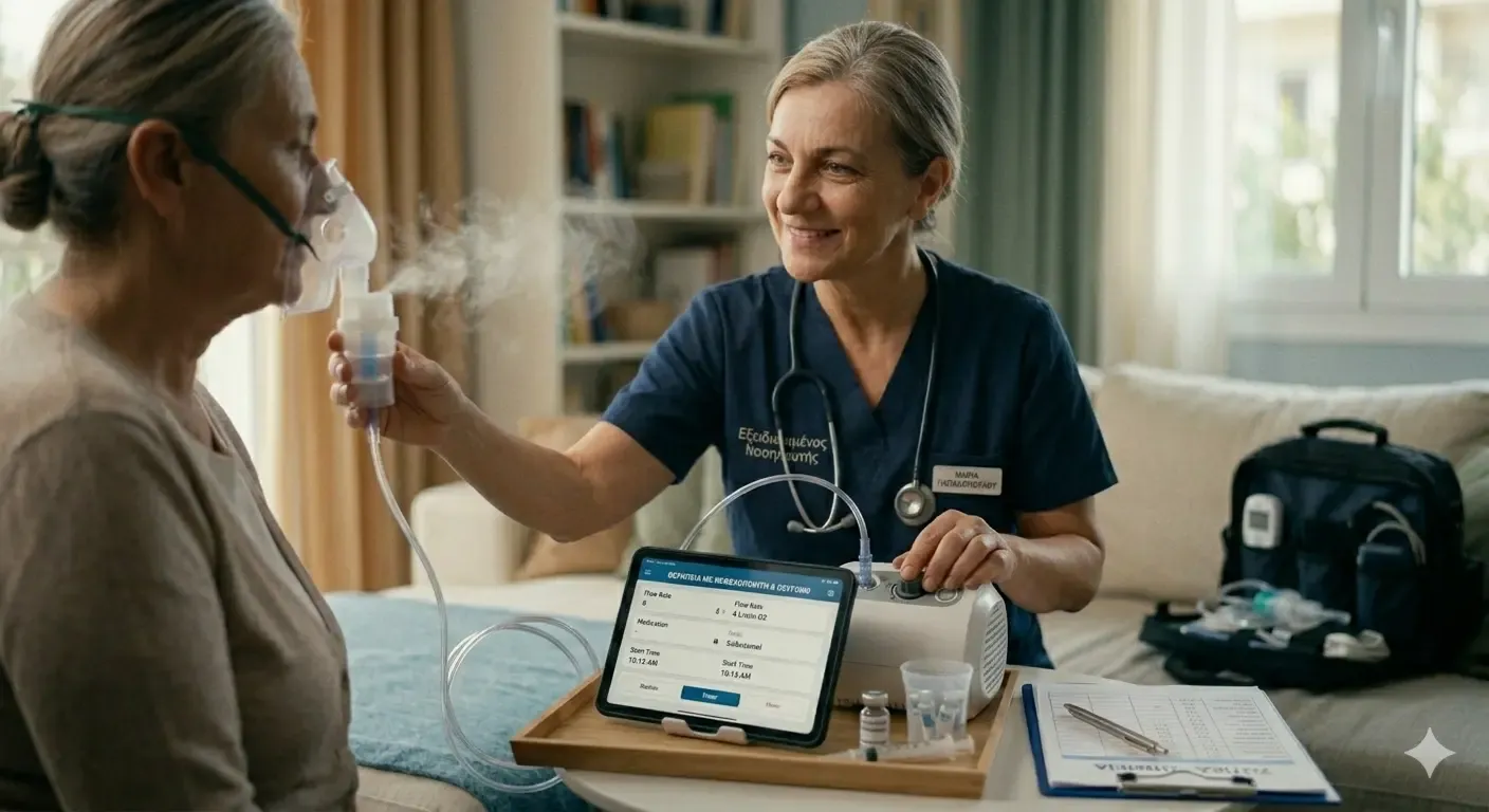 Οξυγονοθεραπεία – Χορήγηση με Νεφελοποιητή