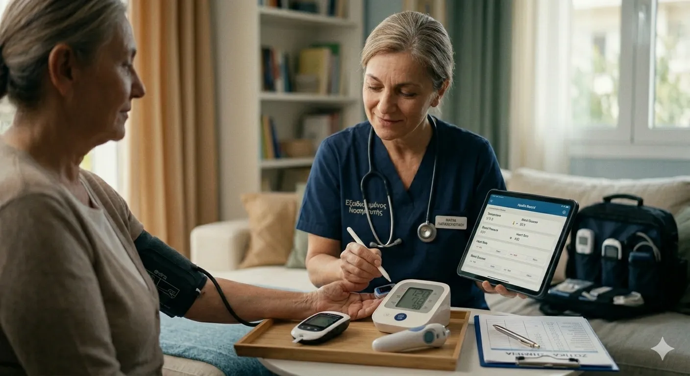 Παρακολούθηση και Καταγραφή των Ζωτικών Σημείων